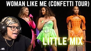 Little Mix- Woman like me (Confetti Tour) Reaction! #littlemix #womanlikeme #confetti