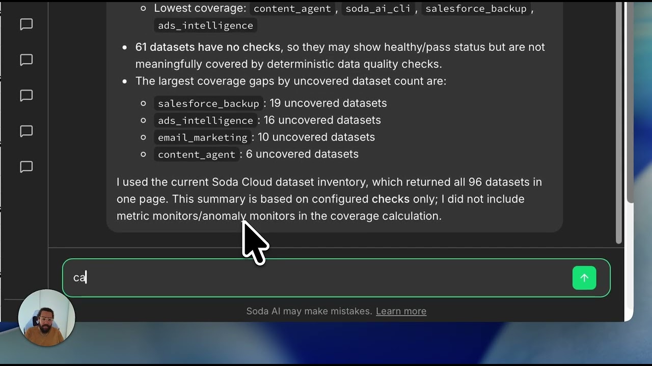 Soda Product Showcase | Soda AI for Data Governance Leaders & CDOs
