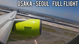 Jin Air | Full Flight | Osaka Kansai - Seoul Incheon