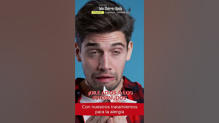 ESTORNUDAS mucho? Dile adios a los Estornudos