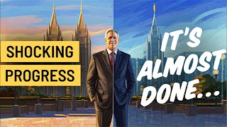 The Salt Lake Temple Transformation Is INSANE | Live Update From Temple Square