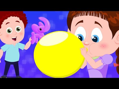 Blowing Balloons | Schoolies | Fun Videos For Toddlers | Cartoons For Children By Kids Channel