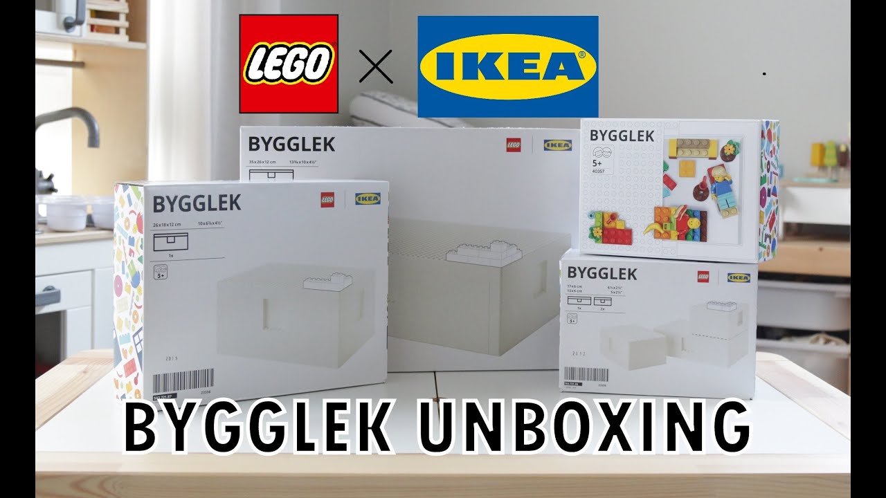 IKEA and Lego release Bygglek storage boxes that double as toys