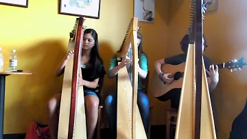 MJM Harp Trio Pachelbel's Canon at BeansBoro 6/23/12