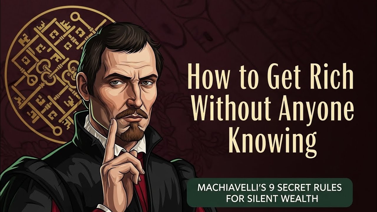 How to Get Rich Without Anyone Knowing – Machiavelli’s 9 Secret Rules for Silent Wealth 😱💰