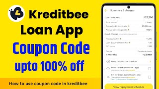Kreditbee coupon code for processing fee | kreditbee coupon code today Content