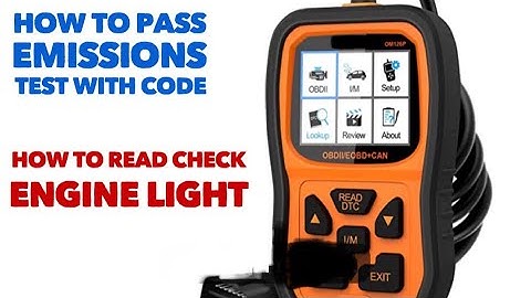 How to use OBD2 scanner, How to pass emissions test with codes.