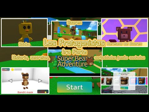 ¡Historia de Super Bear Adventure jamás vista y contada! | LOS PROTAGONISTAS | 1ra Parte