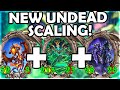 Scaling undead with the new card  hearthstone battlegrounds