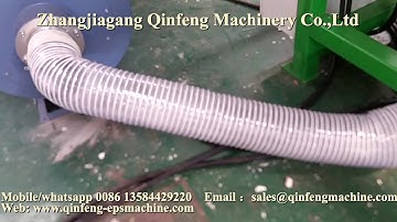 Qinfeng styrene foam EPS hot melting line melter compactor