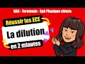 👩‍🔬 Réussir l'ECE de Spécialité Physique Chimie - DILUTION - TERMINALE