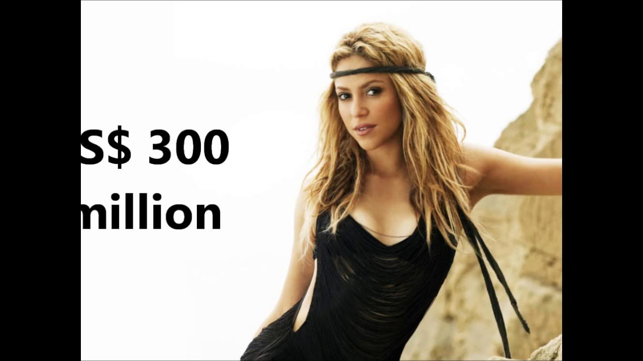 Shakira Net Worth/Fortuna de Shakira - YouTube