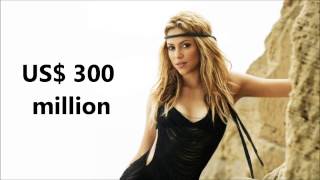 Shakira Net Worth/Fortuna de Shakira