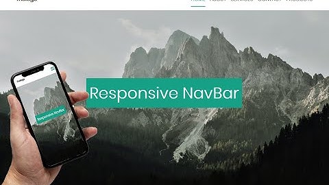 Responsive navbar | HTML CSS JavaScript