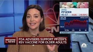 FDA advisers support Pfizer's RSV vaccine for older adults