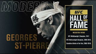 Georges StPierre Joins the UFC Hall of Fame