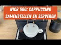 NIVONA CAFEROMATICA 660: Een Eigen Samengestelde Cappuccino Maken via de 'Mijn Koffie' Functie