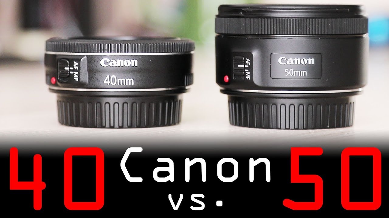 Canon 40mm f/2.8 STM vs 50mm f/1.8 STM review (on full frame) 