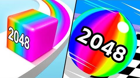 Jelly Run 2048 | Ball Run 2048 / All Level Gameplay: Android,OSi