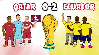 🏆QATAR 0-2 ECUADOR🏆 (World Cup 2022 Highlights Goals Valencia)