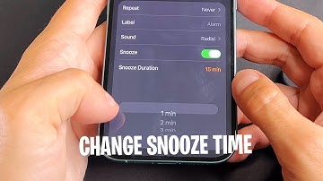 How To Change Snooze Time on iPhone - Set Custom Snooze Duration