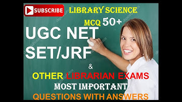 UGC NET/RSMSSB Library and information science important objective type questions