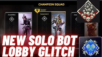 Apex Legends SOLO BOT LOBBY GLITCH ACTUALLY WORKS… (Season 13)