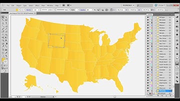 US Layered Vector map