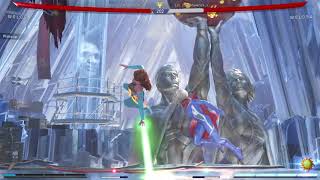 Injustice 2 Starfire vs Powergirl