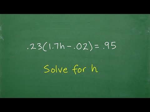 Let’s solve the decimal equation step-by-step…