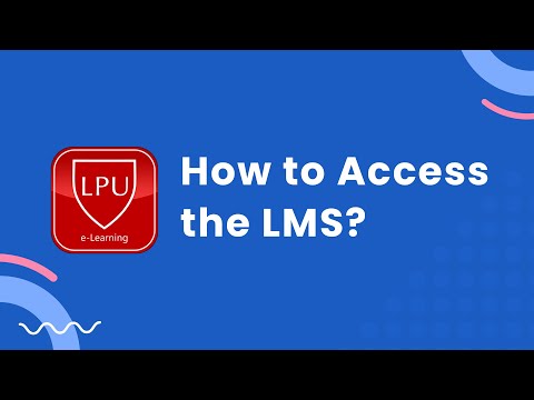 How to Access myLPU e-Learning Portal