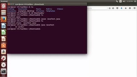 Installing JDK Ubuntu - 02 - Testing Java Compiler