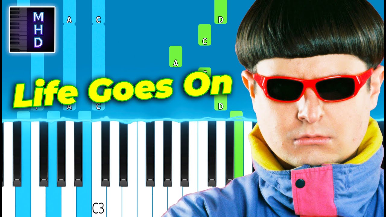 Oliver Tree - Life Goes On - Piano Tutorial - Youtube