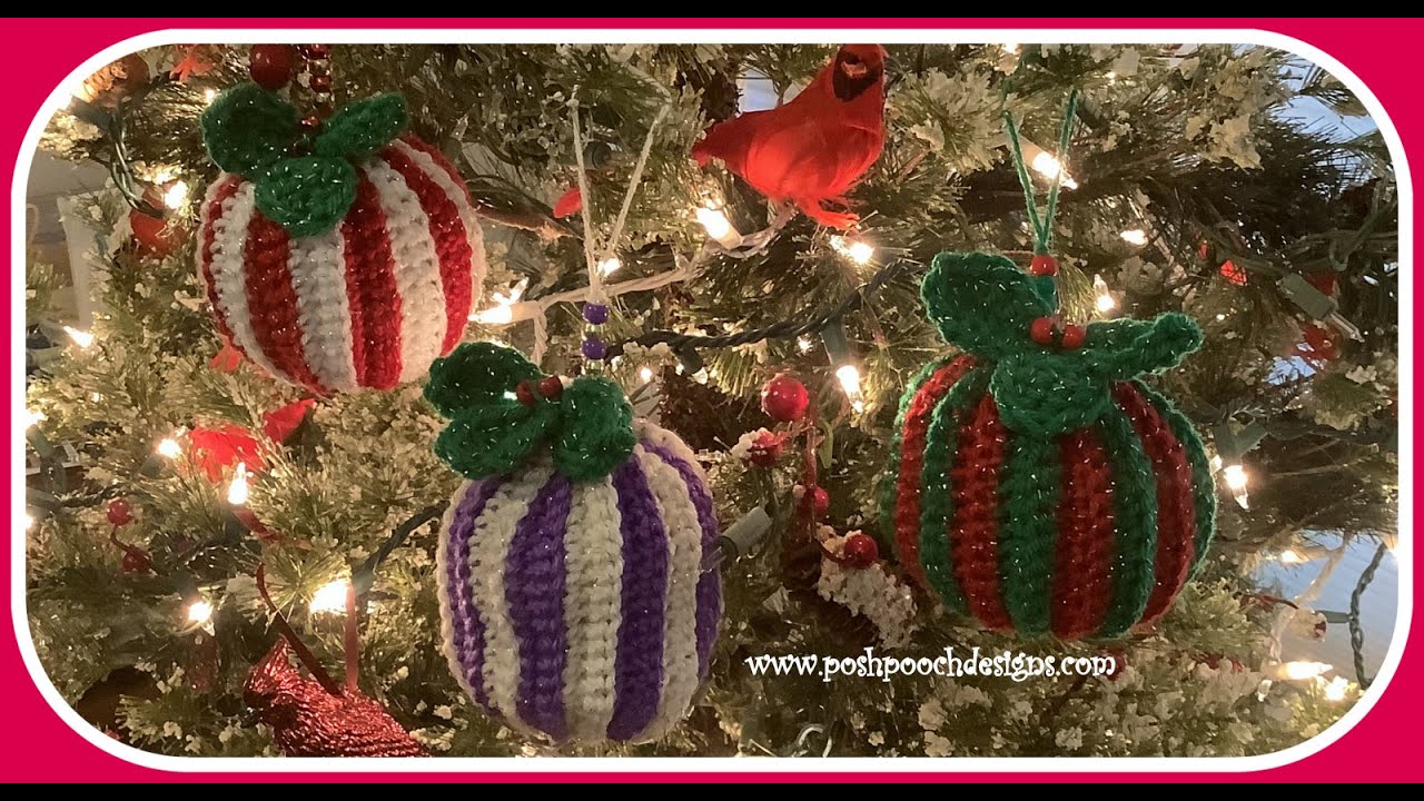Learn To Crochet The Stuffed Christmas Ornaments Crochet Pattern #christmas #ornaments