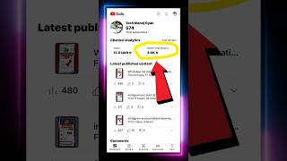 How to check youtube channel watch time in hours 4000 | Watchtime kaise dekhe | #youtube #shorts