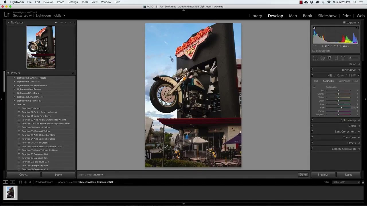 14   Learning Lightroom Classic CC   Develop Module   05   The HSL   Color   B&W Panel