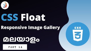 How to Create Responsive Image Gallery Using CSS float | Malayalam |Web Designing