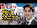 GOOD NEWS: New Ontario Immigration Pathway! REDI Pilot to PR in Canada Explained