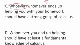 Grammar Pronouns - Whoever vs. Whomever Grammar Pronouns - Whoever vs. Whomever