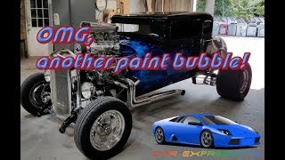 Car paint bubbles on your hot rod