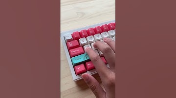 Cherry vs Xda #soundtest #shorts #keycaps