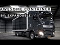 Vette ROADSHOW container achterop mijn bijzondere vrachtwagen! Maak kennis met EXPANDABLE !