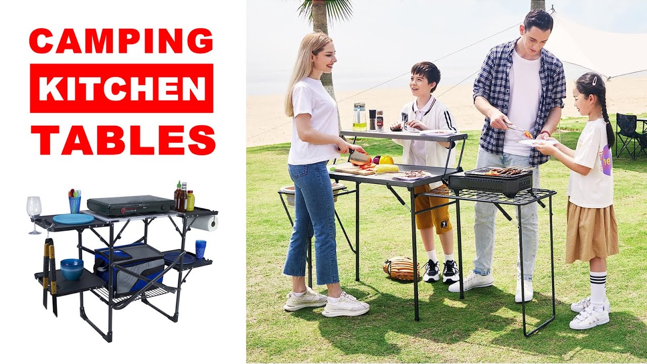 🏕️ Folding Camping Kitchen Tables 2023 GCI Outdoor, Maarch, Seeutek