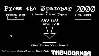 Space Bar 2000 - High Score 70 5 seconds