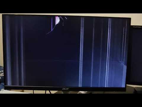 Монитор Acer RT240Y bmid, 23.8''. Неисправность матрицы - YouTube