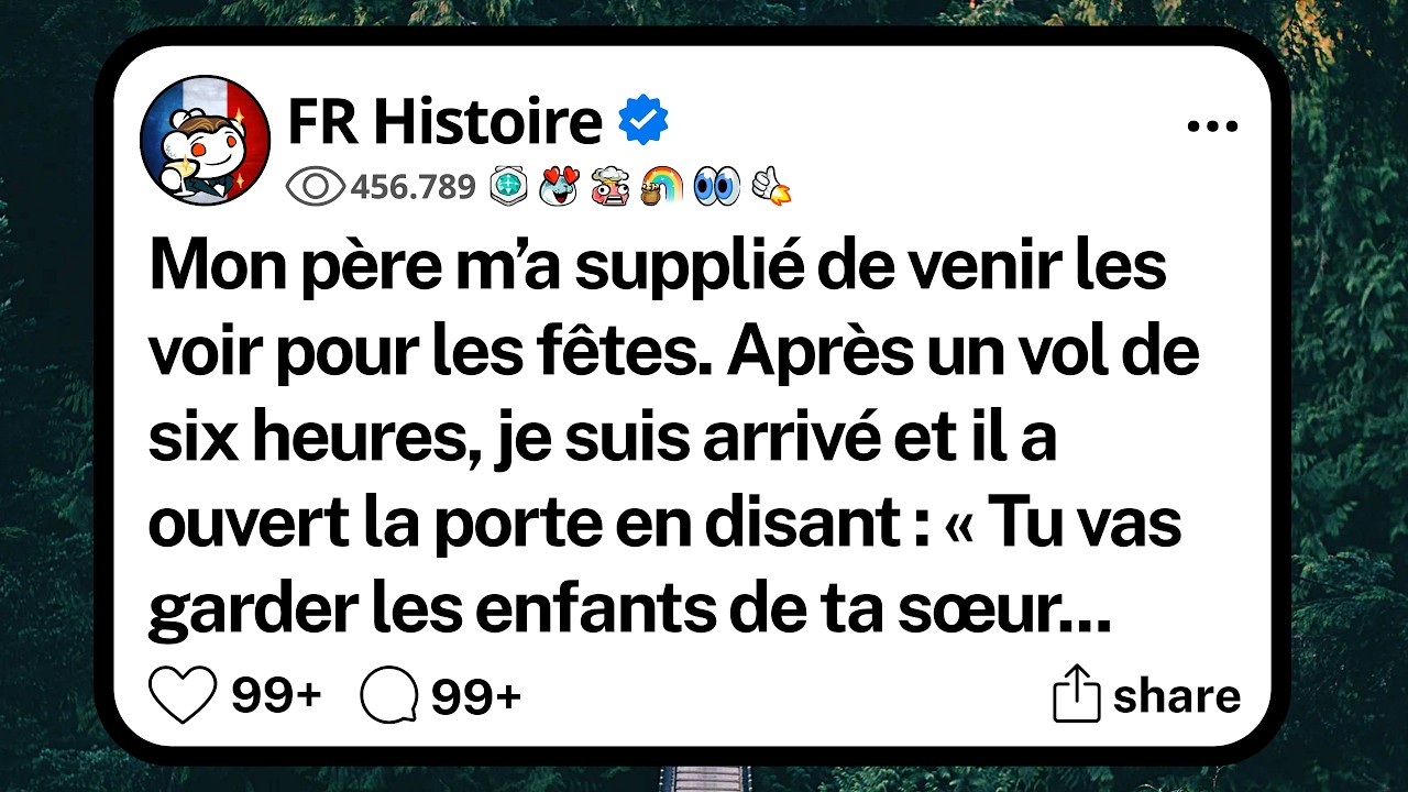« Tu vas garder les enfants pendant qu’on part au ski. » C’est la première phrase que mon père m’a dite en m’ouvrant la porte, après six heures de vol. Ma sœur a ajouté en riant : « Et essaie de...