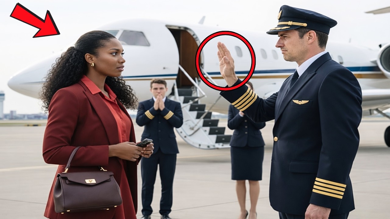 Black Woman Denied Flight on Her Own Private Jet – Pilot Fired Instantly When He Learns the Truth...