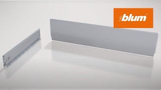 Assembly of MERIVOBOX modular with BOXCAP | Blum