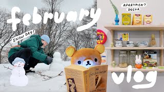 ART VLOG ♡ apartment decor, tips for wholesale, snow day･:*:｡･:*:･ﾟ