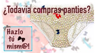 Como hacer tus propios panties (bragas) fácilmente. No necesitas patrón, máquinas sofisticadas, o...